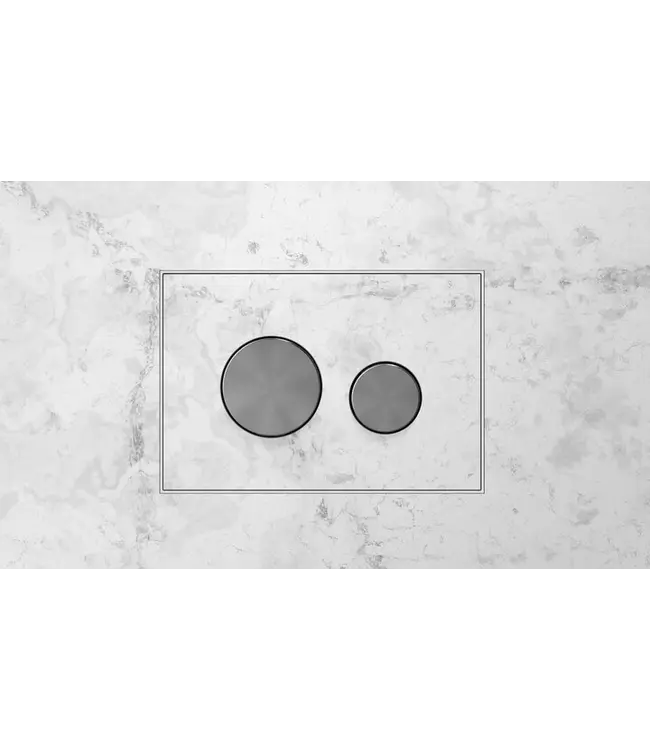 TECEloop Frontplaat Marmer Wit - 9240613 voor Modulair Systeem Bedieningselement