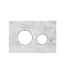 TECEloop Frontplaat Marmer Wit - 9240613 voor Modulair Systeem Bedieningselement