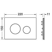 TECEloop Frontplaat Eikenhout - 9240612 voor Modulair Systeem Bedieningselement
