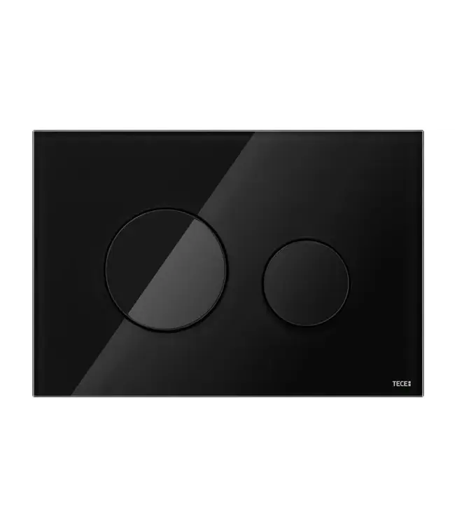 TECEloop Frontplaat Zwart Glas - 9240674 voor Modulair Systeem Bedieningselement