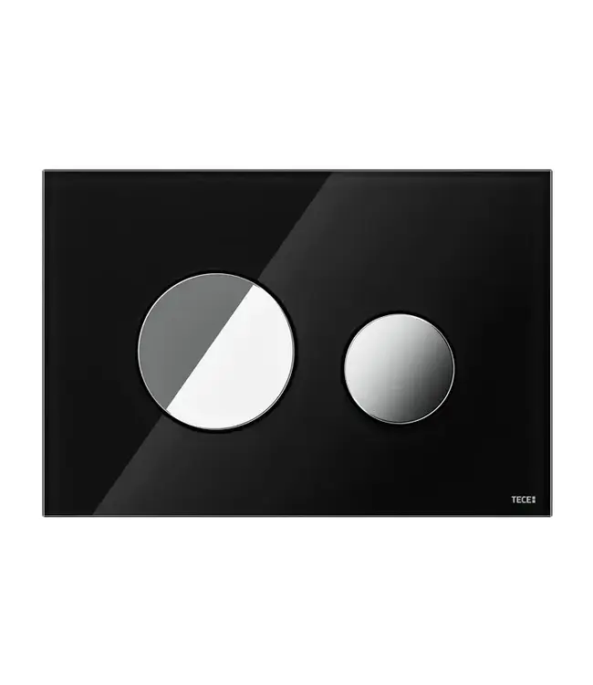 TECEloop Frontplaat Zwart Glas - 9240674 voor Modulair Systeem Bedieningselement