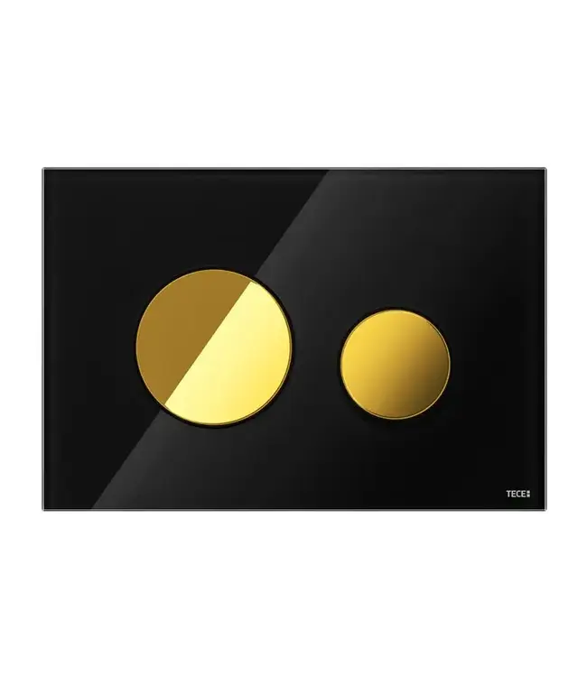 TECEloop Frontplaat Zwart Glas - 9240674 voor Modulair Systeem Bedieningselement