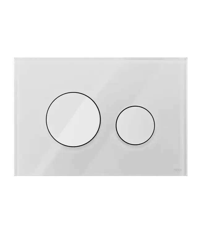 TECEloop Frontplaat Wit Glas - 9240671 voor Modulair Systeem Bedieningselement