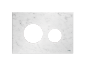 TECEloop Frontplaat Marmer Wit - 9240613 voor Modulair Systeem Bedieningselement