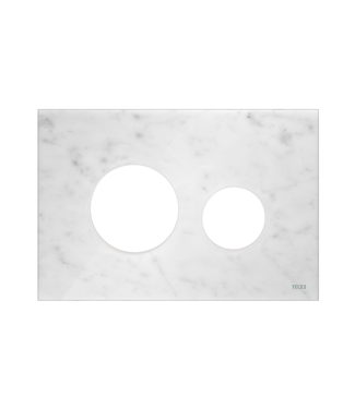 TECE TECEloop Frontplaat Marmer Wit - 9240613 voor Modulair Systeem Bedieningselement