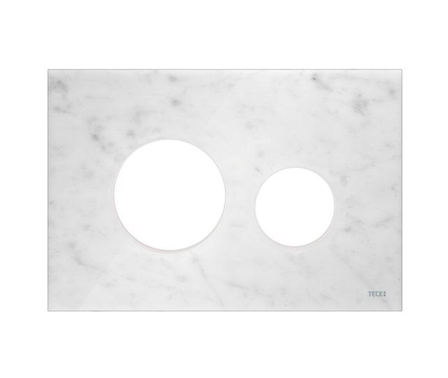 TECEloop Frontplaat Marmer Wit - 9240613 voor Modulair Systeem Bedieningselement