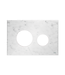 TECEloop Frontplaat Marmer Wit - 9240613 voor Modulair Systeem Bedieningselement