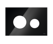 TECEloop Frontplaat Zwart Glas - 9240674 voor Modulair Systeem Bedieningselement