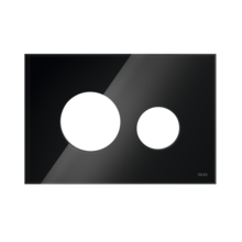 TECEloop Frontplaat Zwart Glas - 9240674 voor Modulair Systeem Bedieningselement