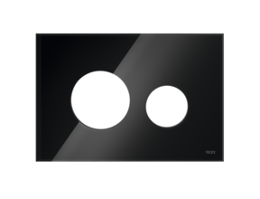 TECEloop Frontplaat Zwart Glas - 9240674 voor Modulair Systeem Bedieningselement