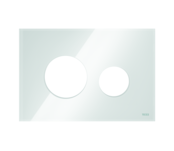 TECEloop Frontplaat Wit Glas - 9240671 voor Modulair Systeem Bedieningselement