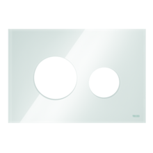 TECEloop Frontplaat Wit Glas - 9240671 voor Modulair Systeem Bedieningselement