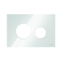 TECEloop Frontplaat Wit Glas - 9240671 voor Modulair Systeem Bedieningselement