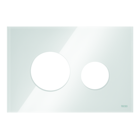 TECEloop Frontplaat Wit Glas - 9240671 voor Modulair Systeem Bedieningselement