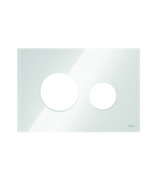 TECE TECEloop Frontplaat Wit Glas - 9240671 voor Modulair Systeem Bedieningselement