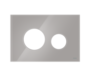 TECEloop Frontplaat Glas Titanium - 9240616 voor Modulair Systeem Bedieningselement