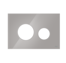 TECEloop Frontplaat Glas Titanium - 9240616 voor Modulair Systeem Bedieningselement