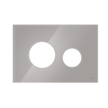 TECEloop Frontplaat Glas Titanium - 9240616 voor Modulair Systeem Bedieningselement