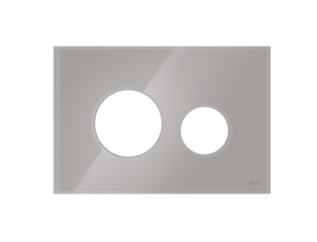 TECEloop Frontplaat Glas Titanium - 9240616 voor Modulair Systeem Bedieningselement