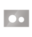 TECEloop Frontplaat Glas Titanium - 9240616 voor Modulair Systeem Bedieningselement