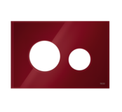 TECEloop Frontplaat Glas Robijnrood - 9240679 voor Modulair Systeem Bedieningselement