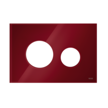 TECEloop Frontplaat Glas Robijnrood - 9240679 voor Modulair Systeem Bedieningselement