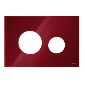 TECEloop Frontplaat Glas Robijnrood - 9240679 voor Modulair Systeem Bedieningselement