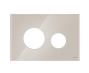 TECEloop Frontplaat Glas Lichtbeige - 9240617 voor Modulair Systeem Bedieningselement