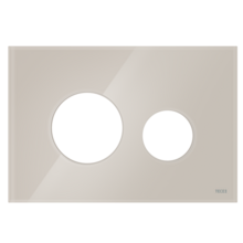 TECEloop Frontplaat Glas Lichtbeige - 9240617 voor Modulair Systeem Bedieningselement