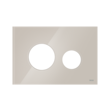 TECEloop Frontplaat Glas Lichtbeige - 9240617 voor Modulair Systeem Bedieningselement