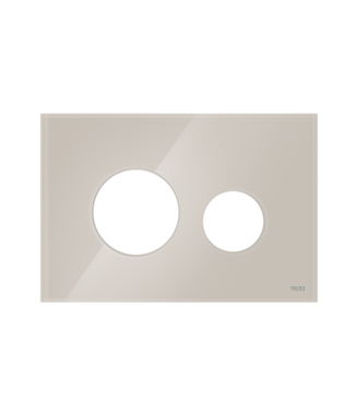 TECE TECEloop Frontplaat Glas Lichtbeige - 9240617 voor Modulair Systeem Bedieningselement