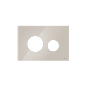 TECEloop Frontplaat Glas Lichtbeige - 9240617 voor Modulair Systeem Bedieningselement