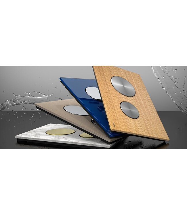 TECEloop Frontplaat Glas Koffiebruin - 9240678 voor Modulair Systeem Bedieningselement