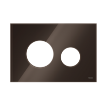 TECEloop Frontplaat Glas Koffiebruin - 9240678 voor Modulair Systeem Bedieningselement