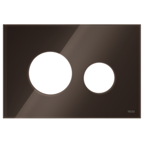 TECEloop Frontplaat Glas Koffiebruin - 9240678 voor Modulair Systeem Bedieningselement