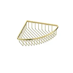 Doucherek Drucian Metaal Geborsteld Messing / Goud 23x23cm