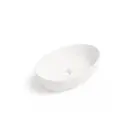 Waskom Ovaal Ellips Mat Wit 61x41x14cm Keramiek