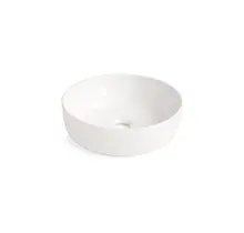Waskom Rond AcamWaskom Rond Acamar Glans Wit 41x41x13cm Keramiek