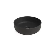 Waskom Rond Acamar Mat Zwart 41x41x13cm Keramiek