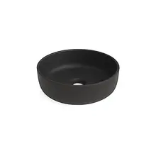 Waskom Rond Acamar Mat Zwart 41x41x13cm Keramiek