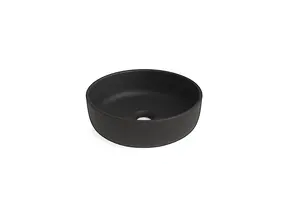 Waskom Rond Acamar Mat Zwart 41x41x13cm Keramiek