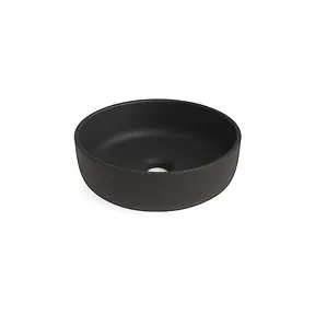 Waskom Rond Acamar Mat Zwart 41x41x13cm Keramiek