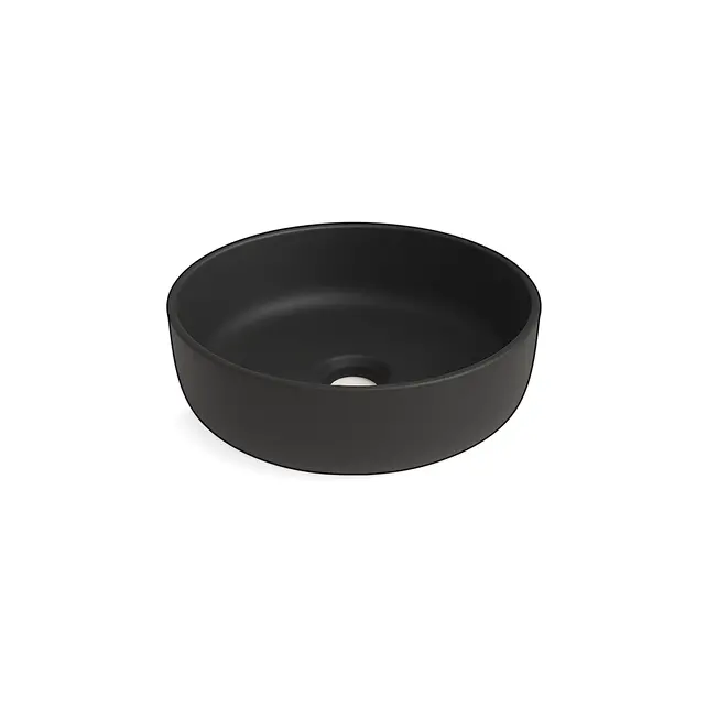 Waskom Rond Acamar Mat Zwart 41x41x13cm Keramiek