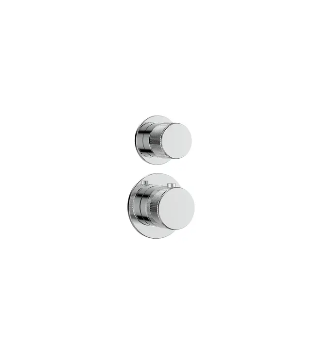 Regendoucheset Inbouw Grip Chroom Muur - 30cm regendouche