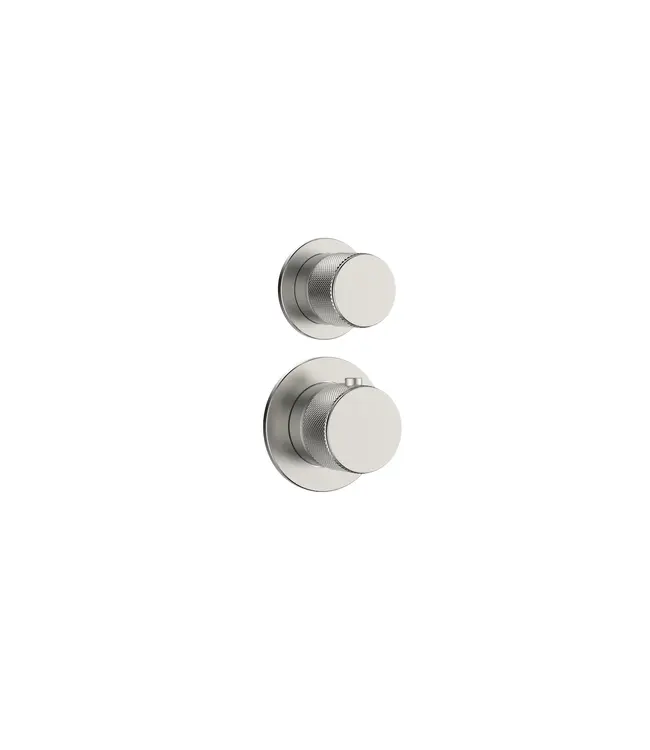 Regendoucheset Inbouw Grip Geborsteld Staal Muur - 30cm regendouche