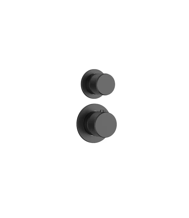 Regendoucheset Inbouw Grip Mat Zwart Plafond - 30cm regendouche