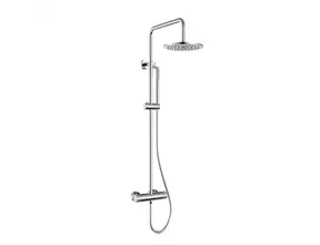 Regendoucheset Opbouw Grip Chroom 30cm hoofddouche