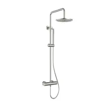 Regendoucheset Opbouw Grip Geborsteld Staal 30cm hoofddouche