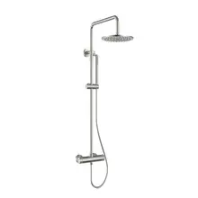 Regendoucheset Opbouw Grip Geborsteld Staal 30cm hoofddouche