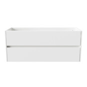 Wastafelonderkast Hayat 120cm Glans Wit Wastafelonderkast Hayat 120cm Glans Wit